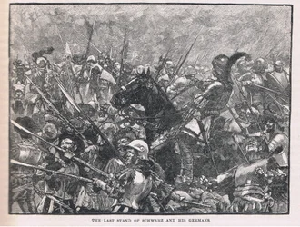 The Last Stand of Schwarz and his Germans